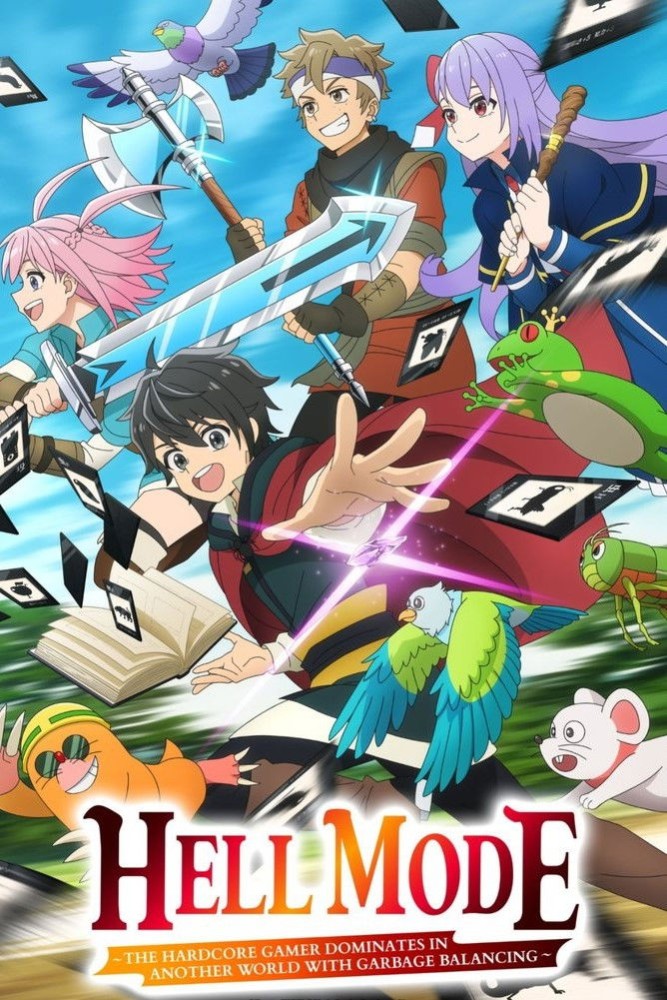 Hell Mode: The Hardcore Gamer Dominates in Another World with Garbage Balancing Season 1 (Episode 12 Added) (Anime)