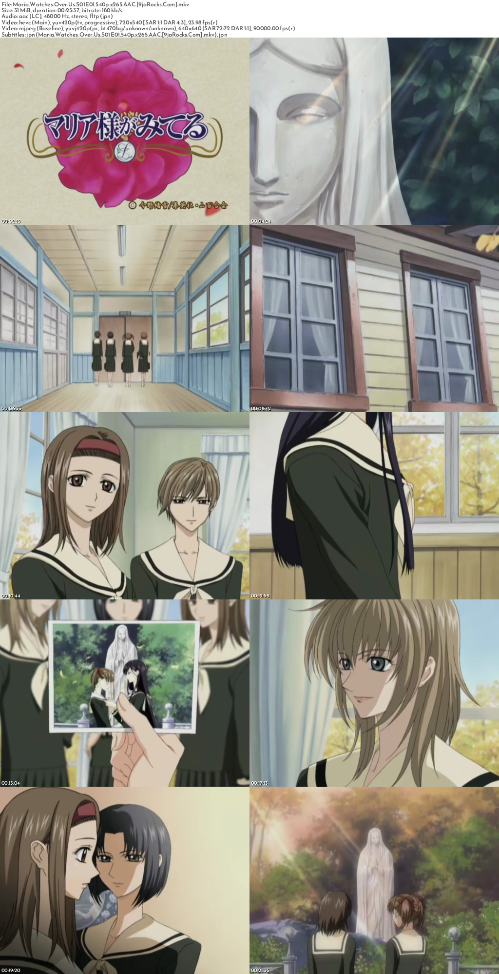 Maria Watches Over Us Season 1-4 (Complete) (Anime)